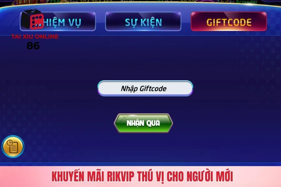 Khuyến mãi rikvip thú vị cho người mới
