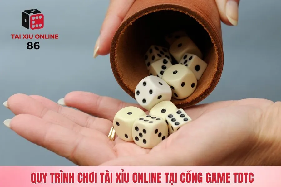 Quy trình chơi tài xỉu online tại cổng game TDTC
